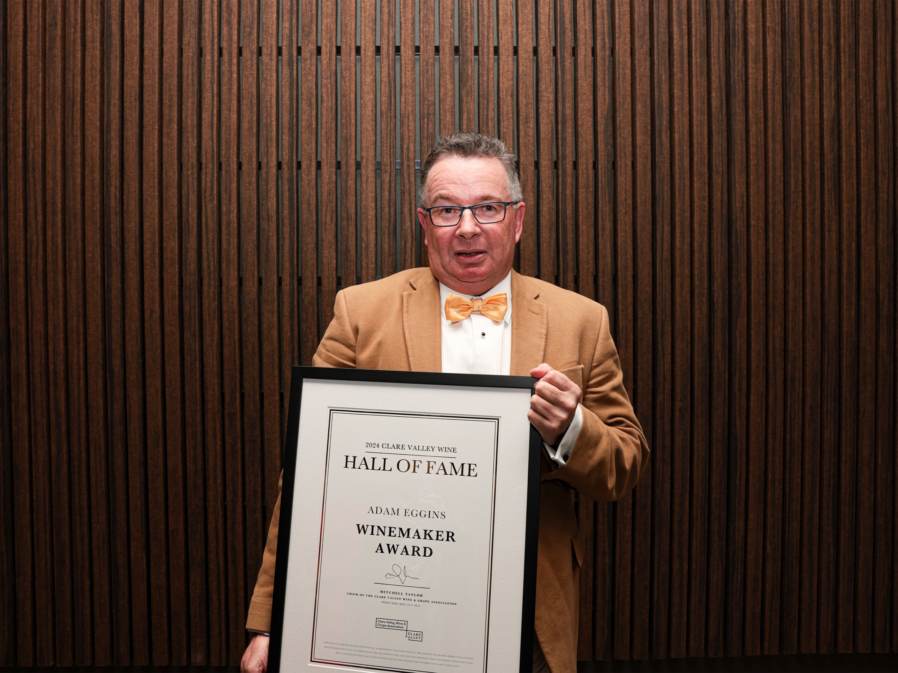 Chief Winemaker Adam Eggins Wins Clare Valley Winemaker Award