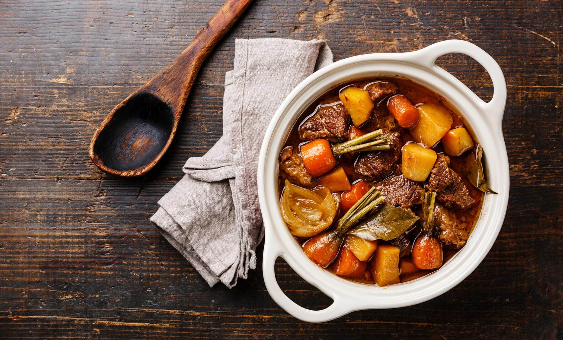 Beef Poached in Red Wine