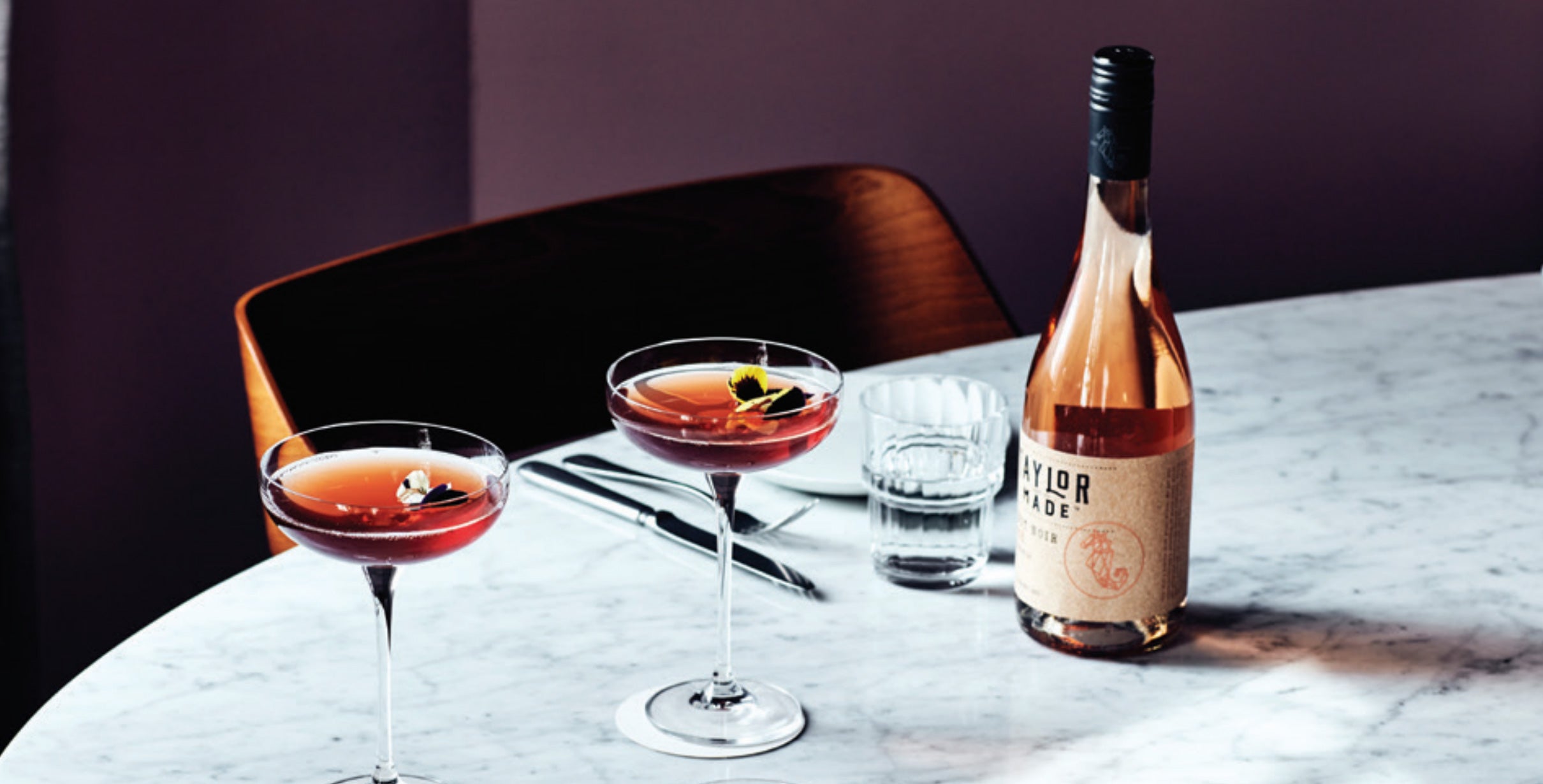 Rosé Cosmo Wine Cocktail
